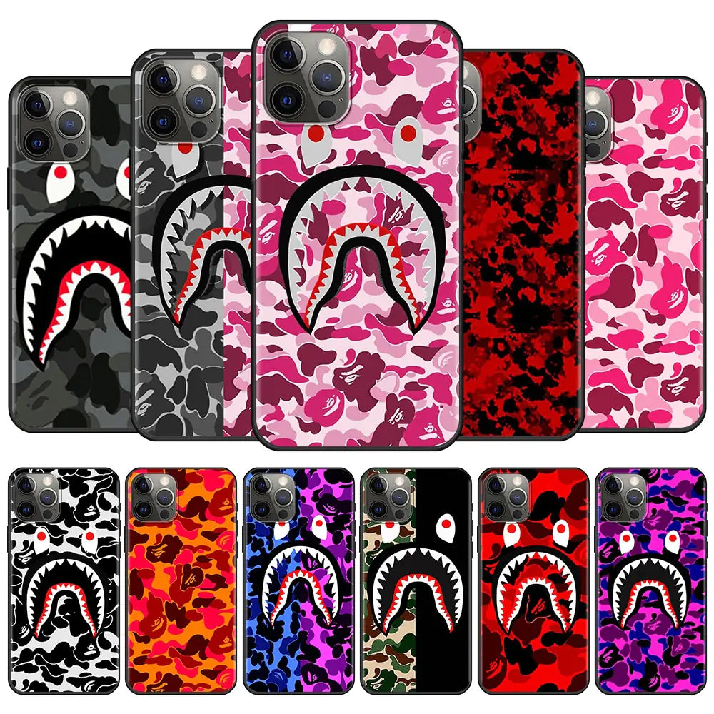 Camouflage Camo Phone Case For iPhone 14 13 12 11 Pro XR Max XR X 8 7 6s 6 Plus 13mini 12mini