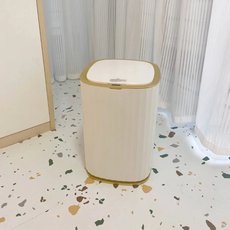 Wastebasket Smart Home Automatic Sensor Trash Can Dustbin Waterproof Bin For Bathroom Living Room Kitchen Accessories