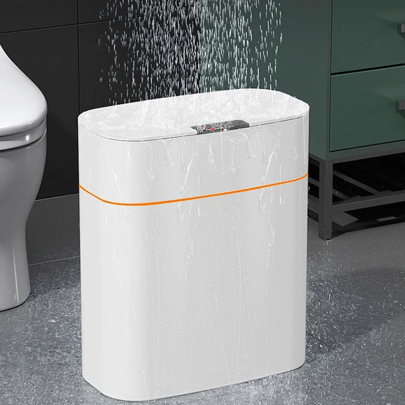 Automatic Sensor Trash Can Toilet Kitchen Dumpster Smart Bathroom Household Waterproof Induction Garbage Bin Bucket Wastebasket