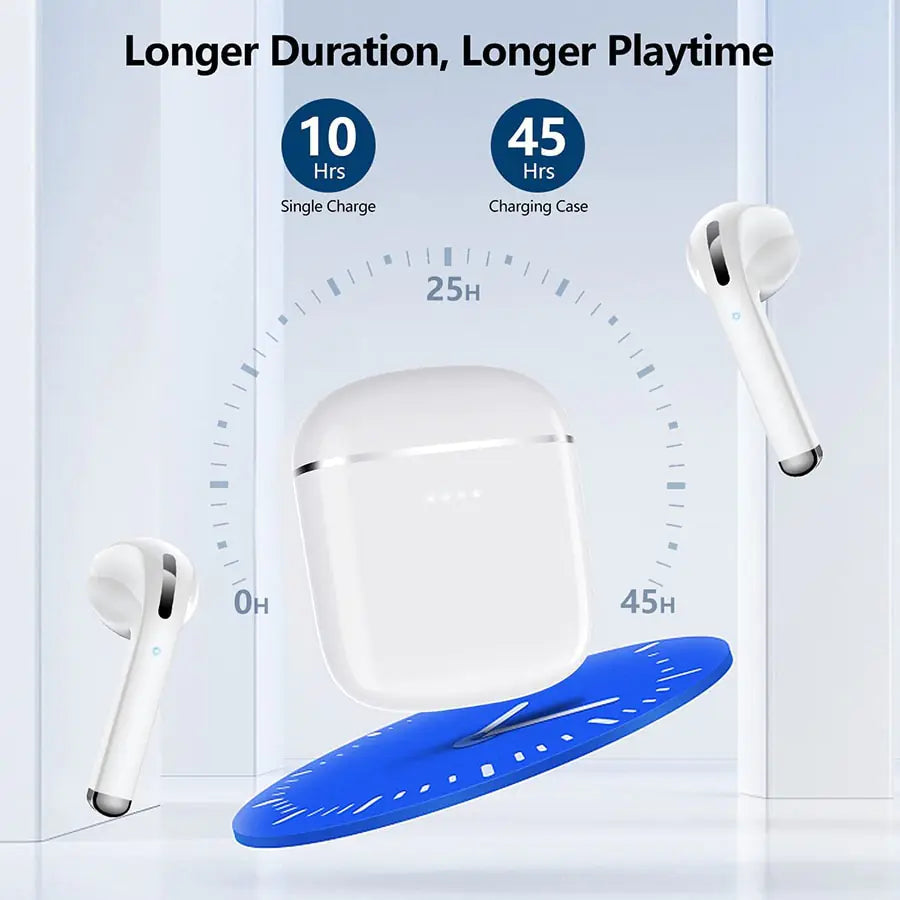 Wireless Earphone With Microphone 9D Stereo